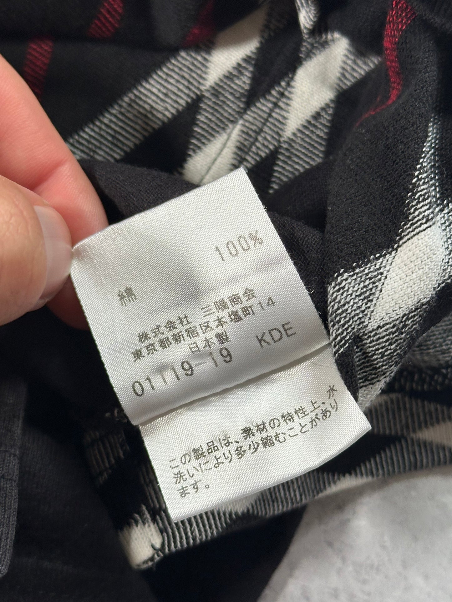 Burberry Black Label 2009 Nova Check Tshirt