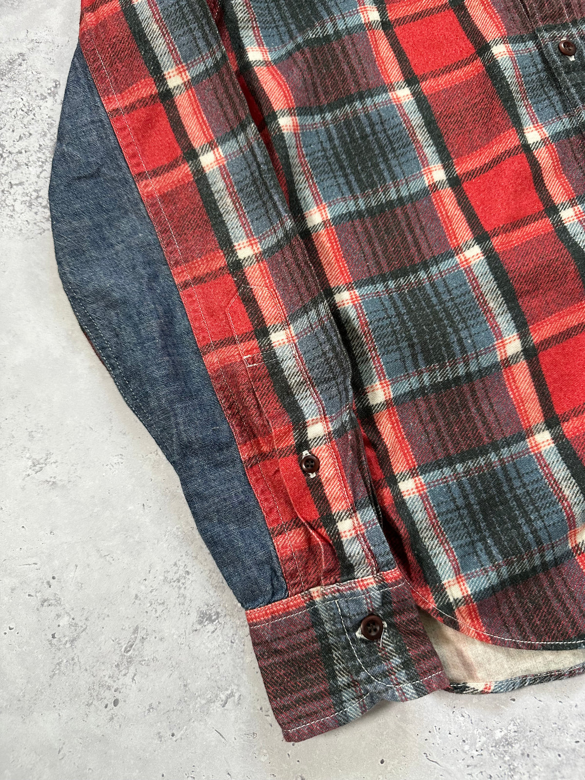 Comme des Garçons Homme AD2013 Plaid Tartan Longsleeve Shirt (XS-S)