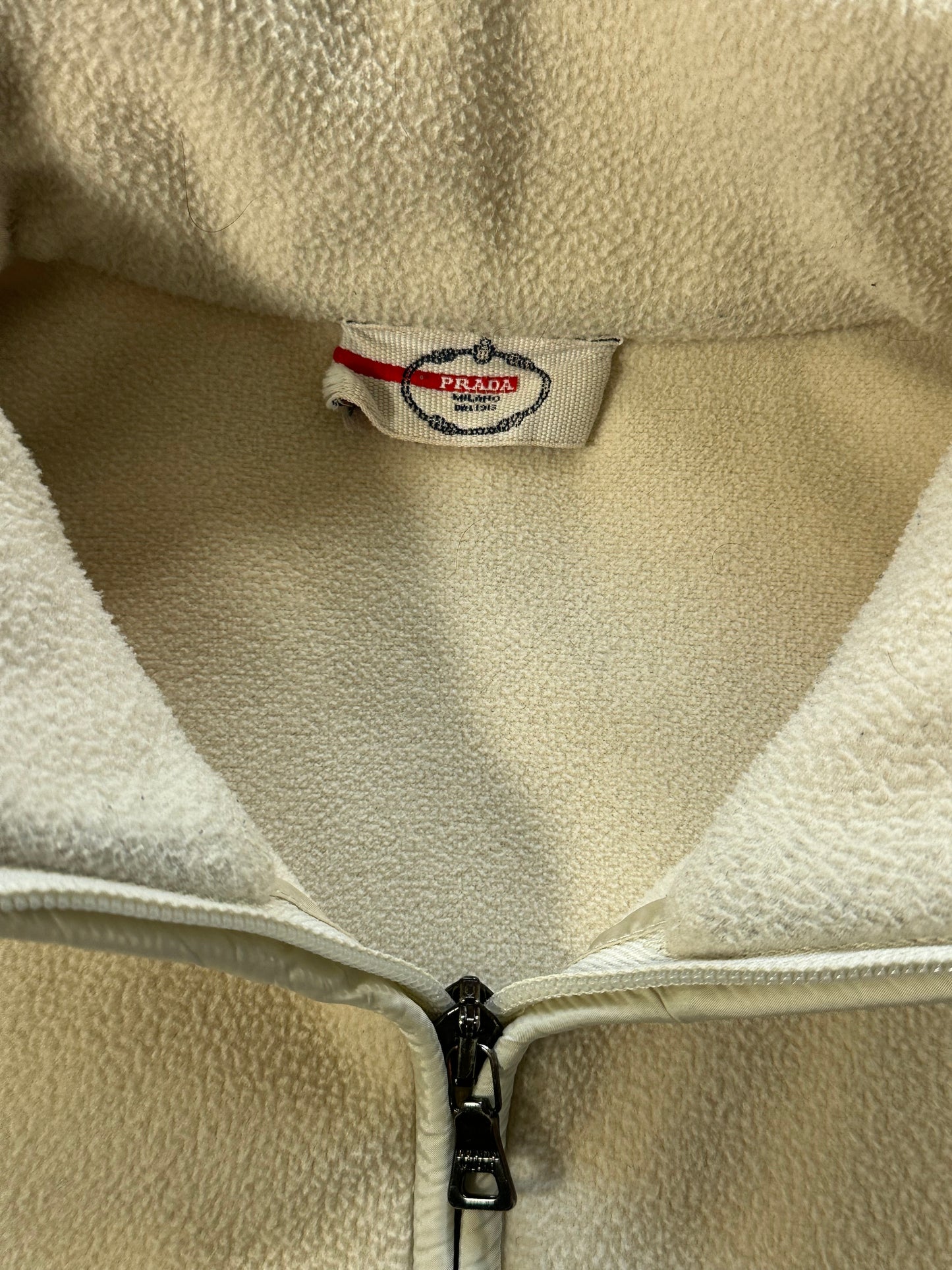 Prada Sport 2010 Nylon Panelled Zip Fleece Jacket (L)