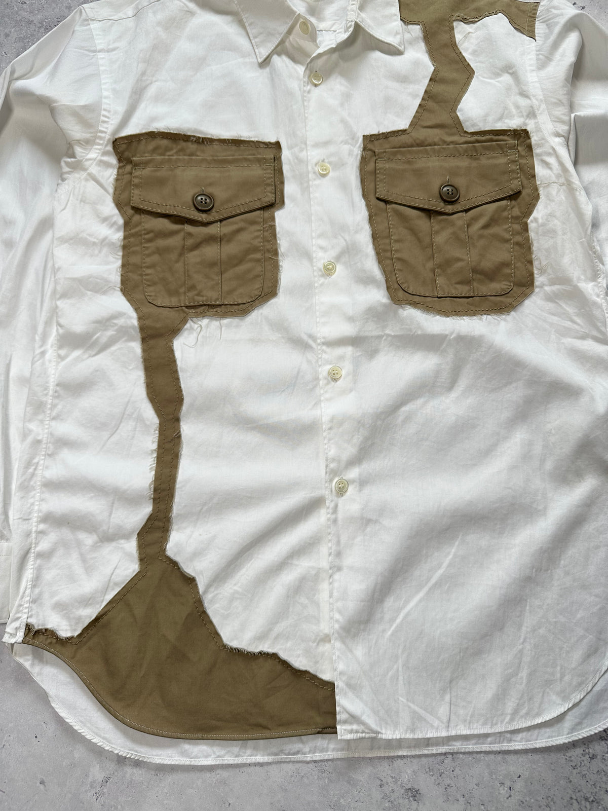 *Runway* Comme des Garçons Shirt SS2017 Double Pocket Longsleeve Shirt (fits S-M)