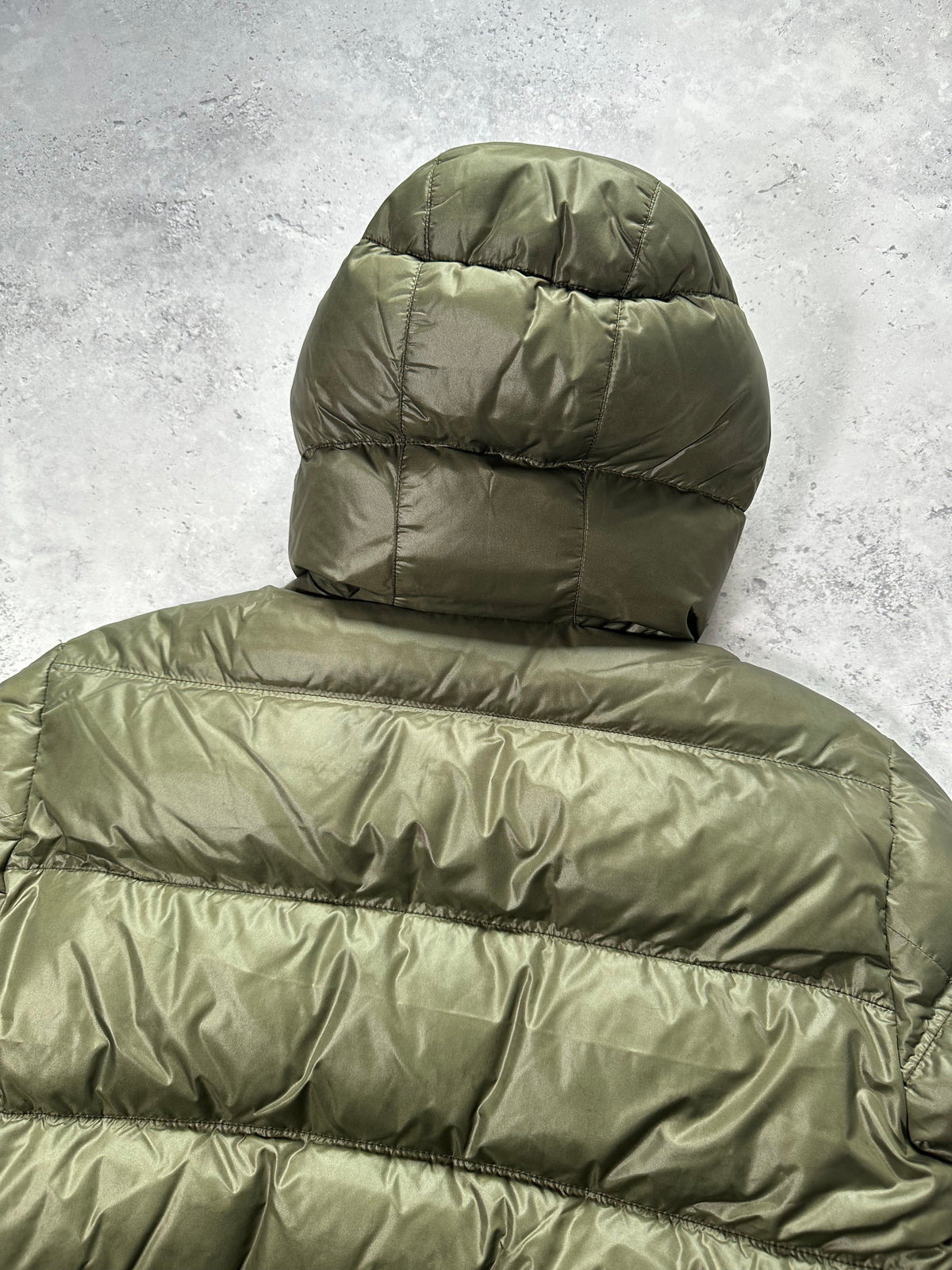 Prada FW2010 Olive Nylon Down Puffer Jacket (52)