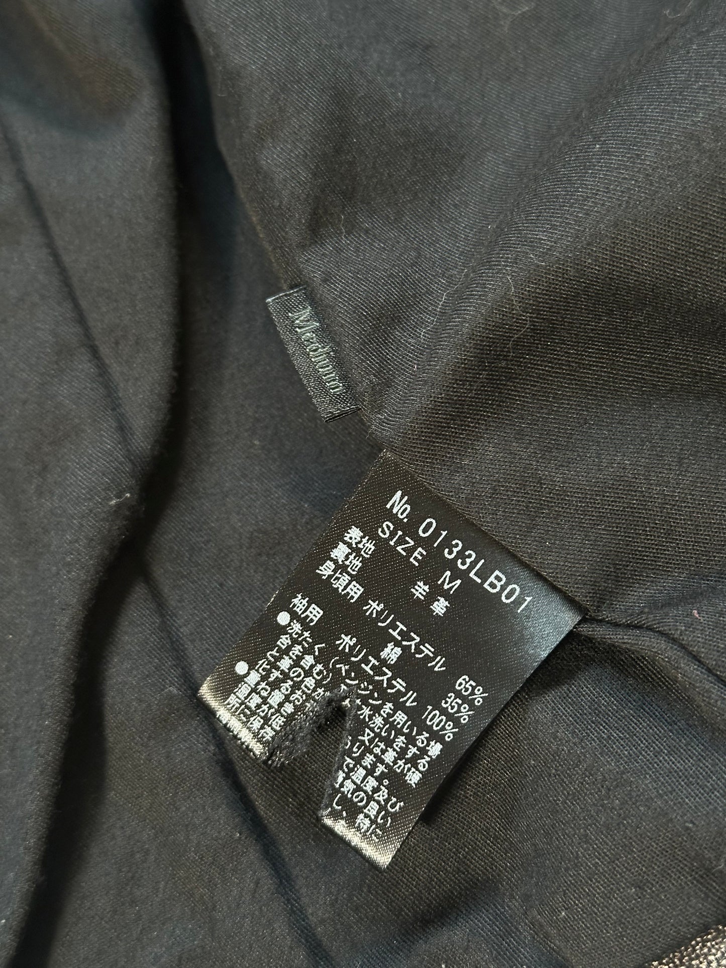 Hysteric Glamour 2011 Asymmetrical Zip Studded Biker Jacket