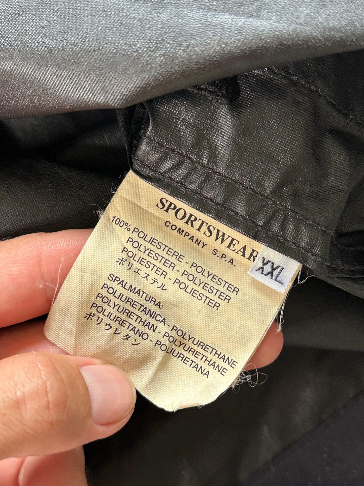 Stone Island AW2000 Liquid Finish Polyurethane Hooded Jacket (XXL)