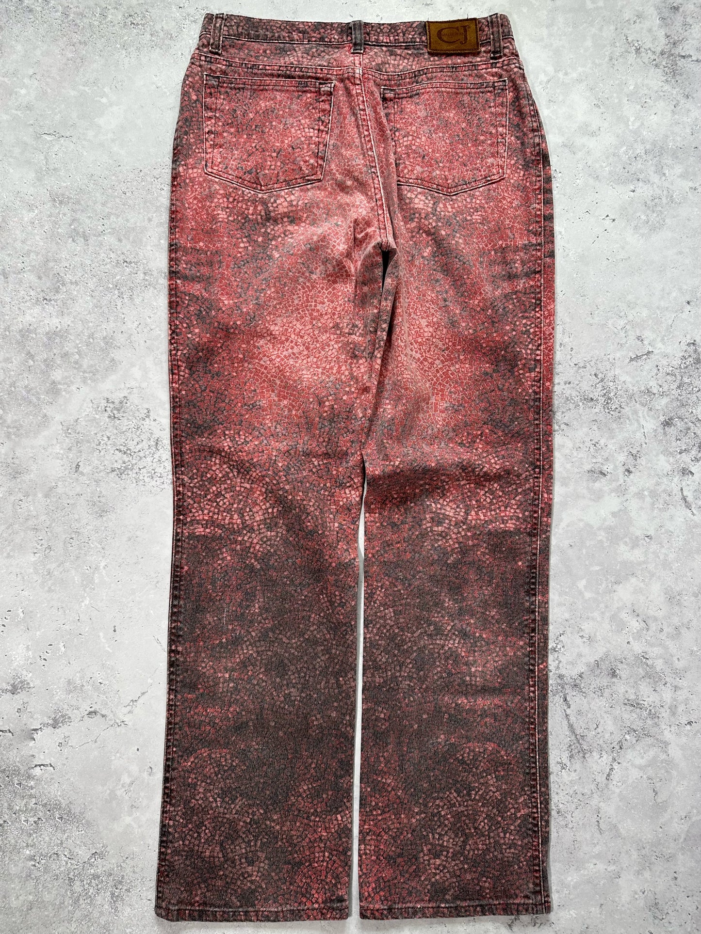 Roberto Cavalli 2005 Reptile Print Jeans (W30” L31”)