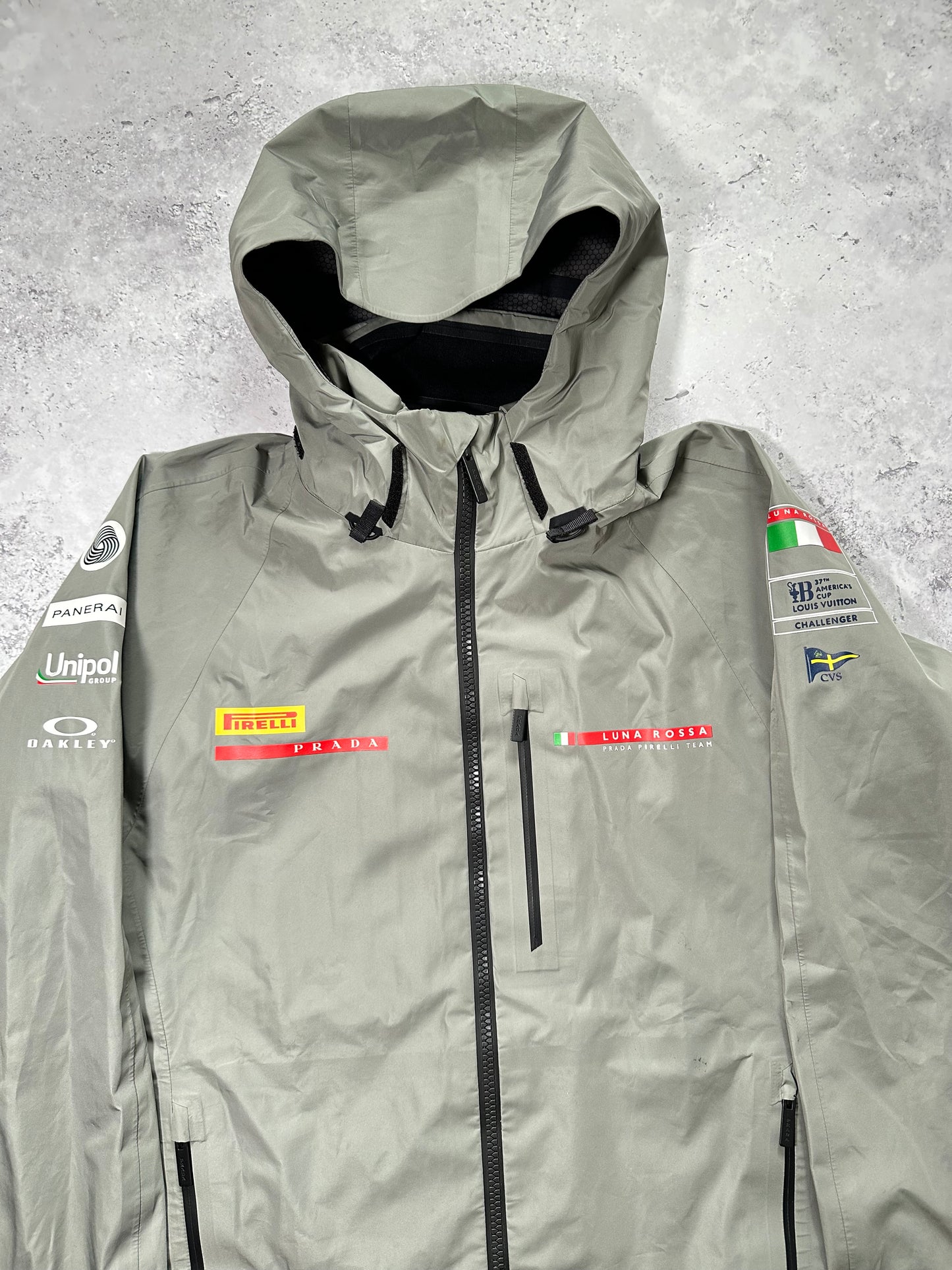 Prada Luna Rossa 2023 Pirelli *Team Exclusive* Technical Sailing Shell Jacket (XL/XXL)