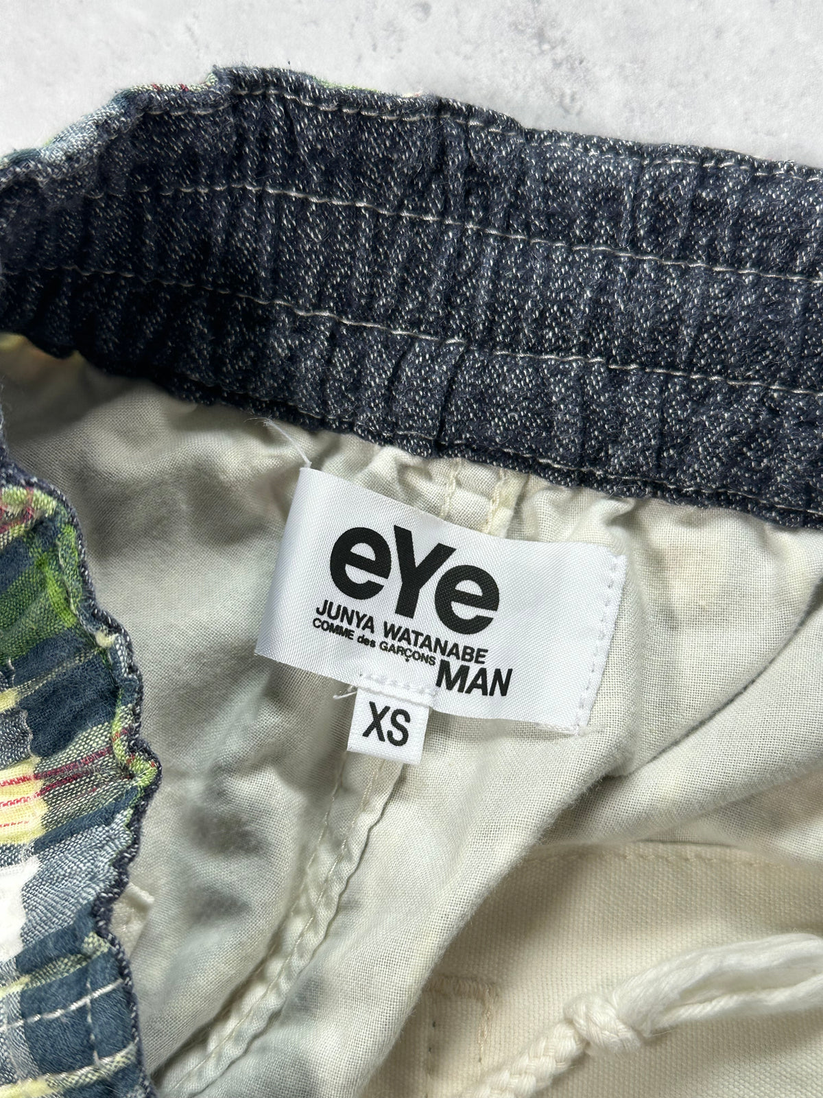 eYe Junya Watanabe Comme des Garçons AD2014 Plaid Shorts (XS fitting Waist 28-31”)