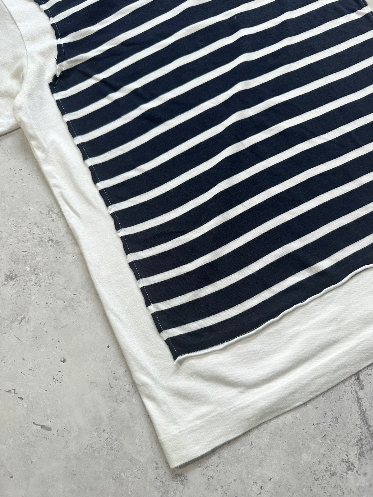 Comme des Garçons Good Design Shop AD2016 Reconstructed Striped Tshirt (S)
