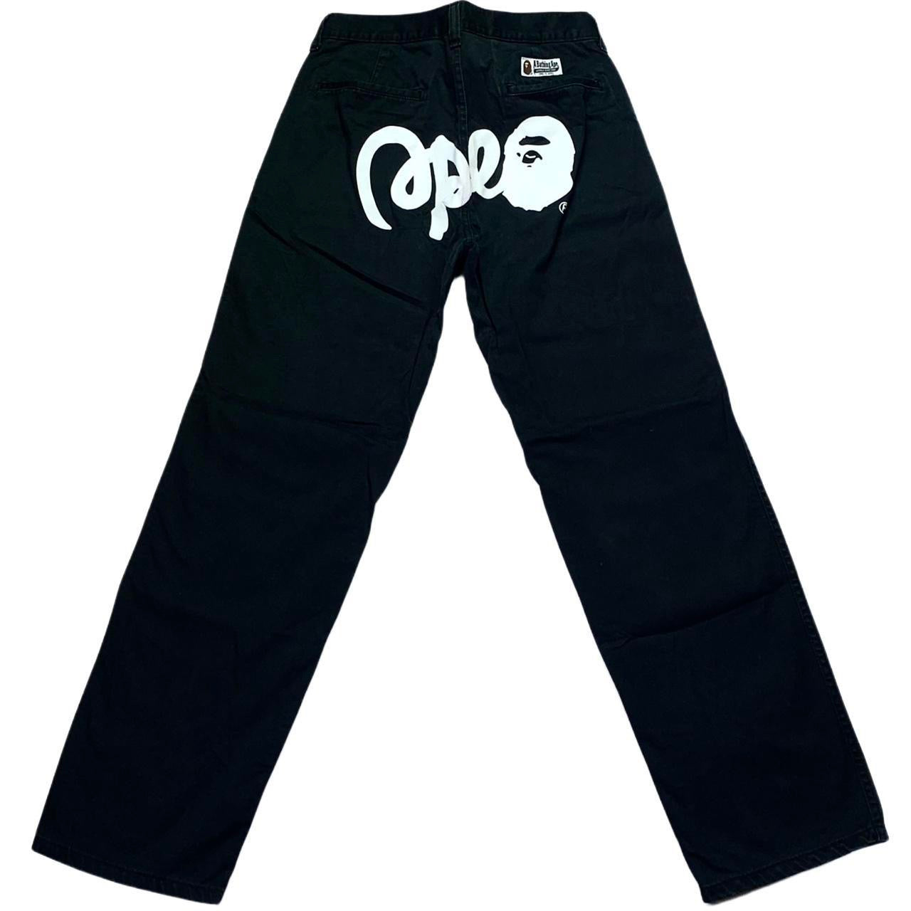 Bape Ape Head Spell Out Jeans