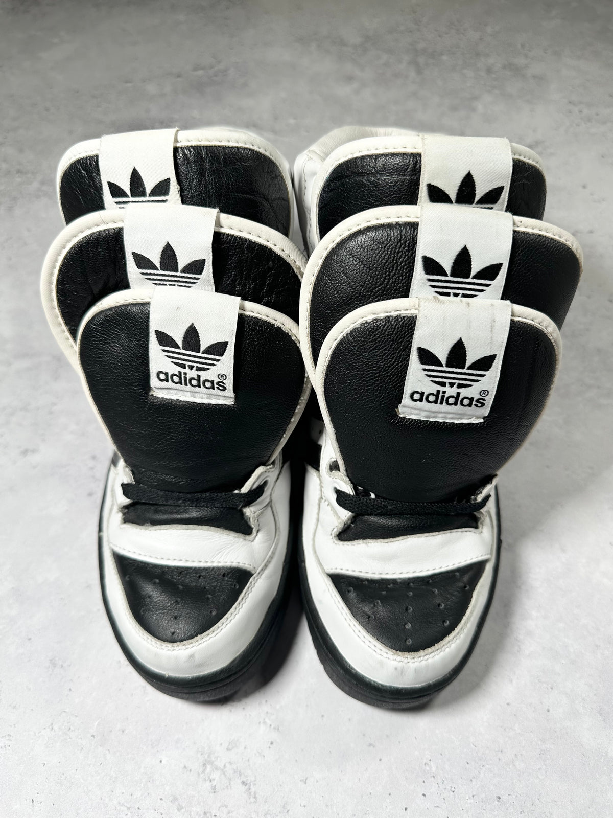 Adidas x Jeremy Scott 2010 Triple Tongue Sneakers (EU41/US8/UK7)