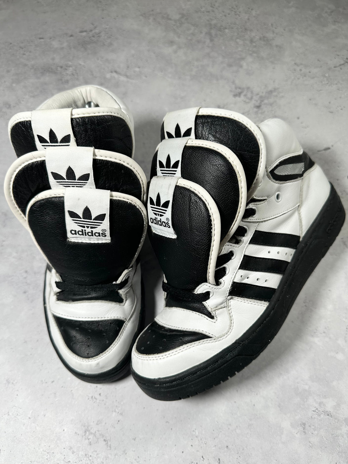 Adidas x Jeremy Scott 2010 Triple Tongue Sneakers (EU41/US8/UK7)