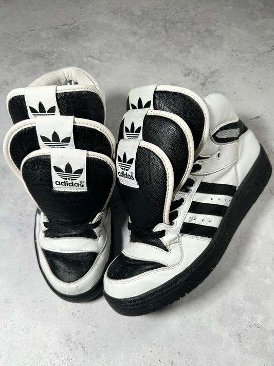 Adidas x Jeremy Scott 2010 Triple Tongue Sneakers (EU41/US8/UK7)