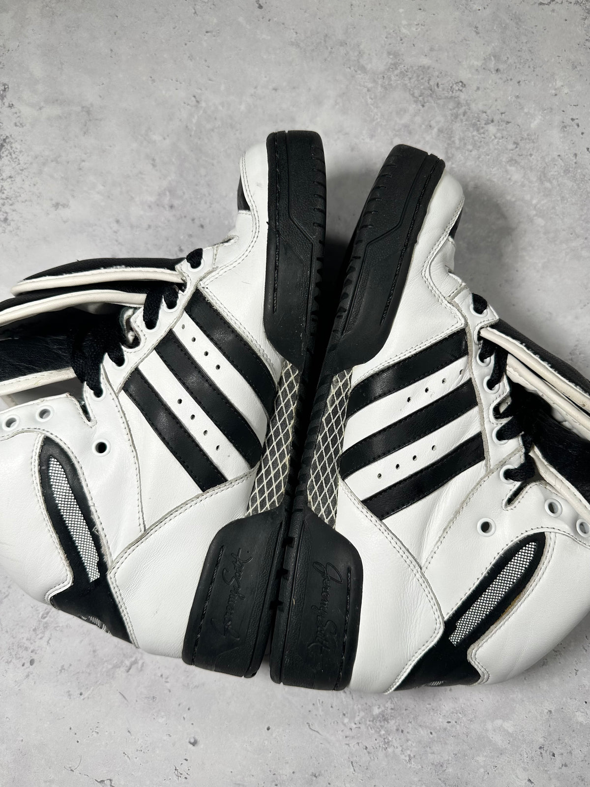 Adidas x Jeremy Scott 2010 Triple Tongue Sneakers (EU41/US8/UK7)