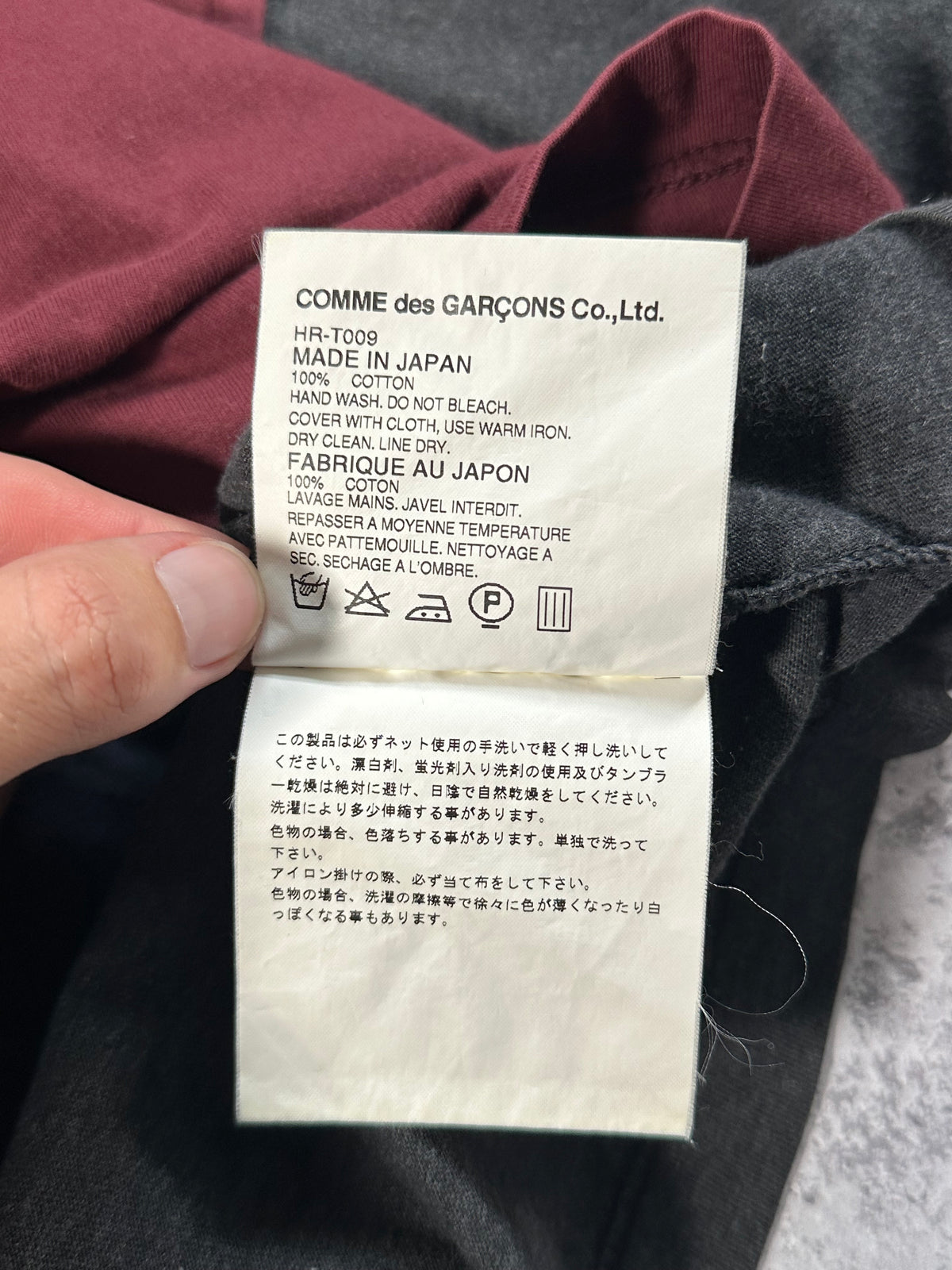 Comme des Garçons Homme 2006 Reconstructed Longsleeve Tshirt (M)