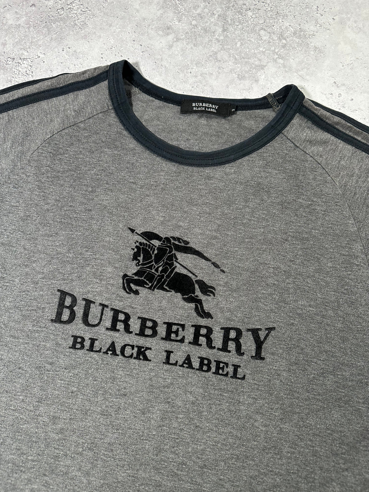 Burberry Black Label 2006 Spellout No.8 T-shirt (M)
