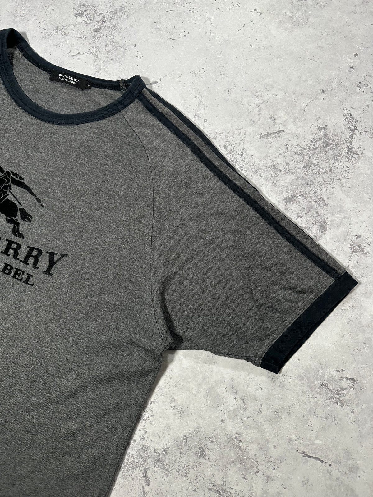 Burberry Black Label 2006 Spellout No.8 T-shirt (M)