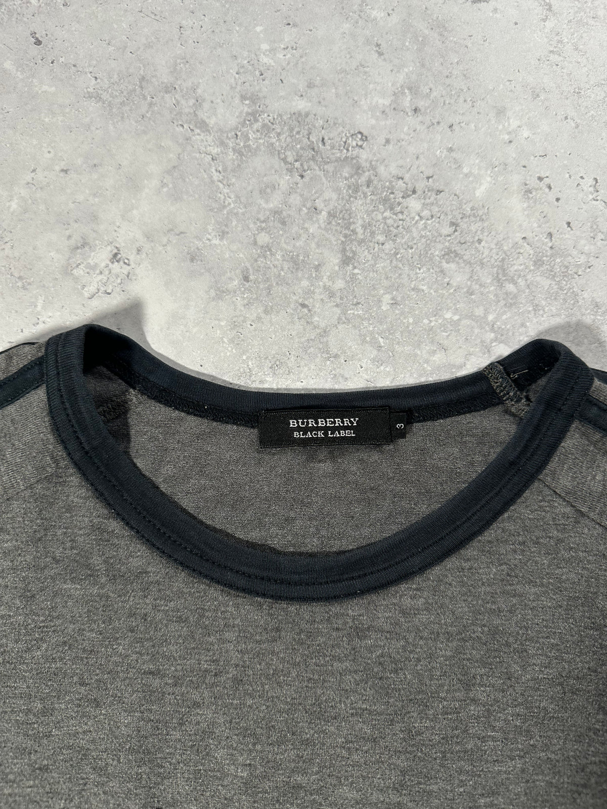 Burberry Black Label 2006 Spellout No.8 T-shirt (M)