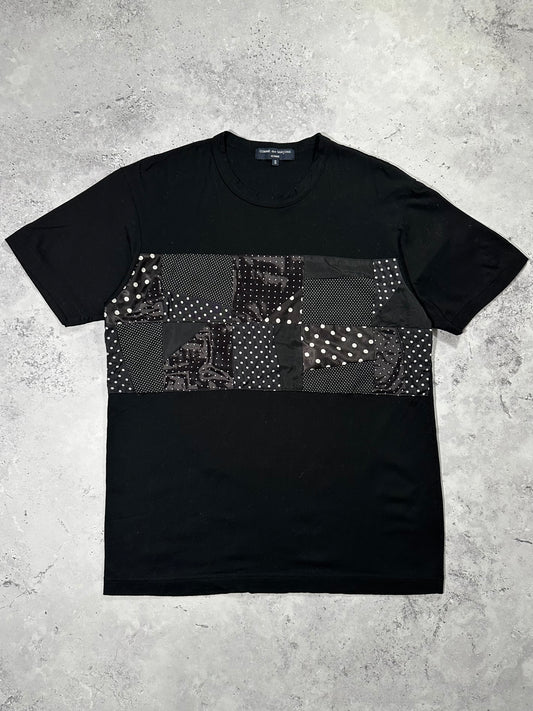 Comme des Garçons Homme AD2015 Polkadot Patchwork Tshirt (S)