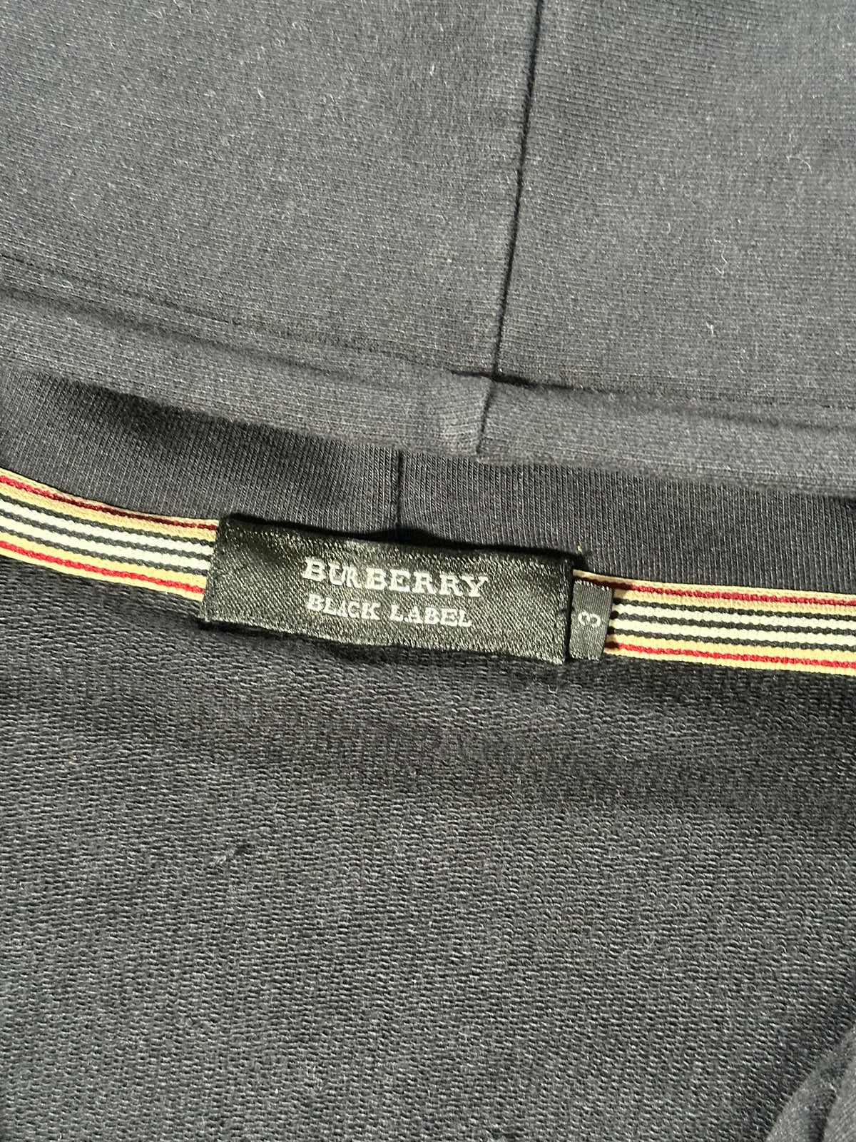 Burberry Black Label 2009 Spellout Zip Hoodie (M)