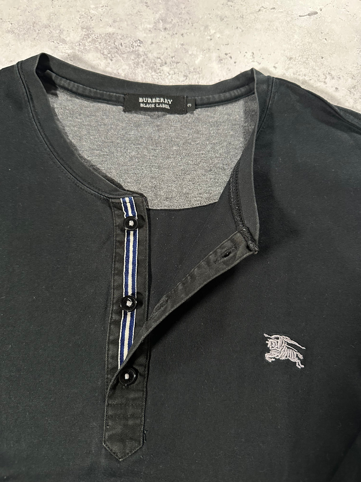 Burberry Black Label 2009 Longsleeve Henley T-shirt