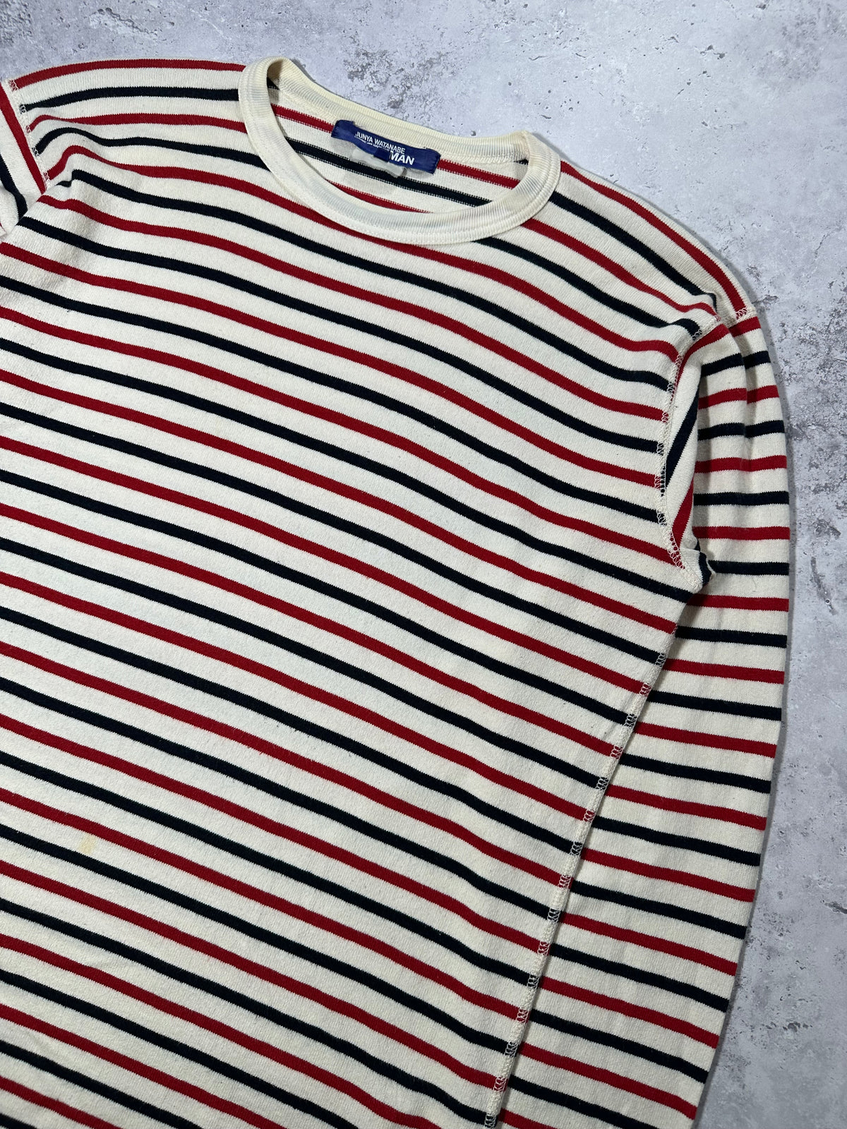 Junya Watanabe MAN Comme des Garçons 2011 Striped Longsleeve Tshirt (L - XL)