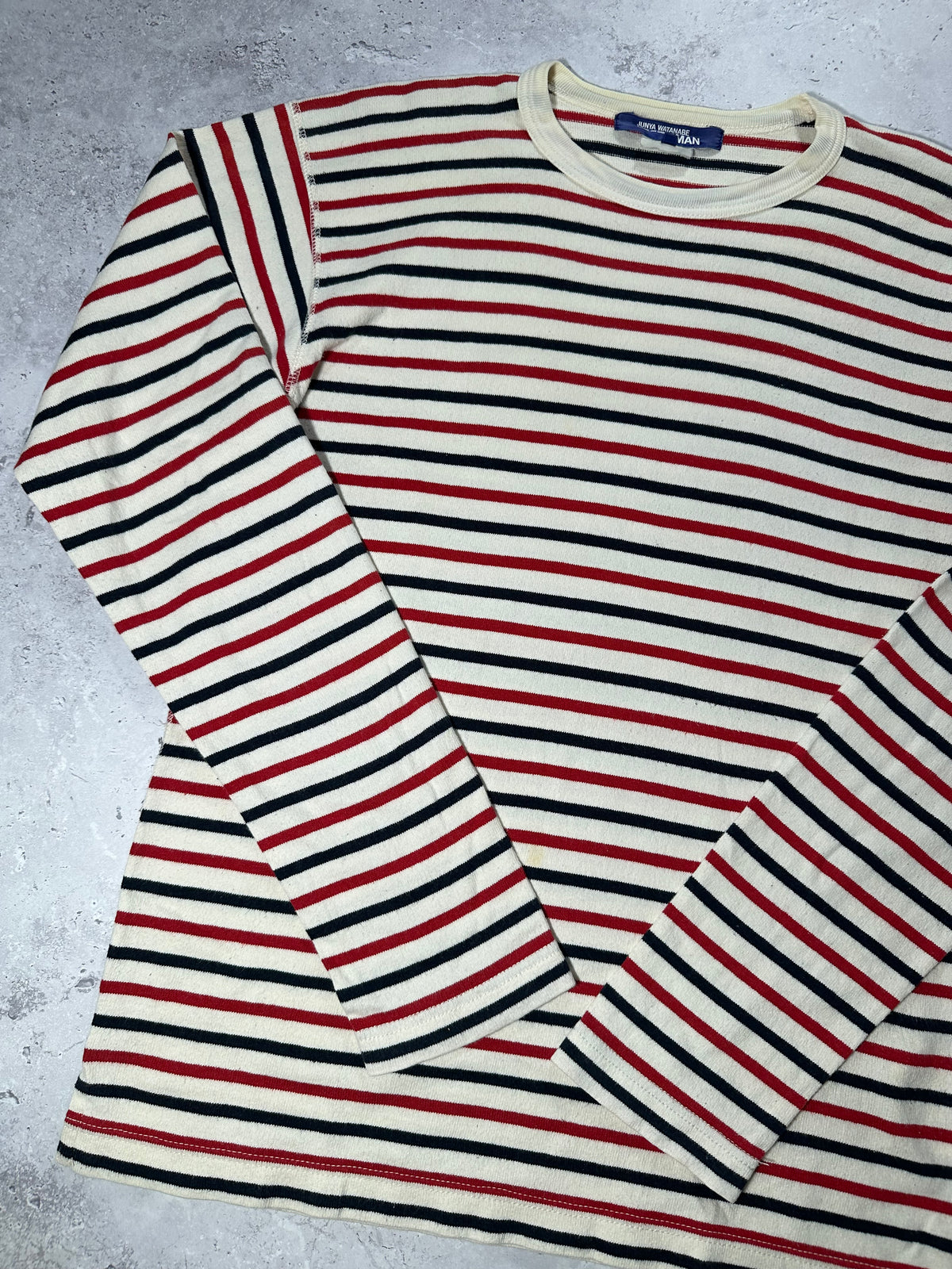 Junya Watanabe MAN Comme des Garçons 2011 Striped Longsleeve Tshirt (L - XL)