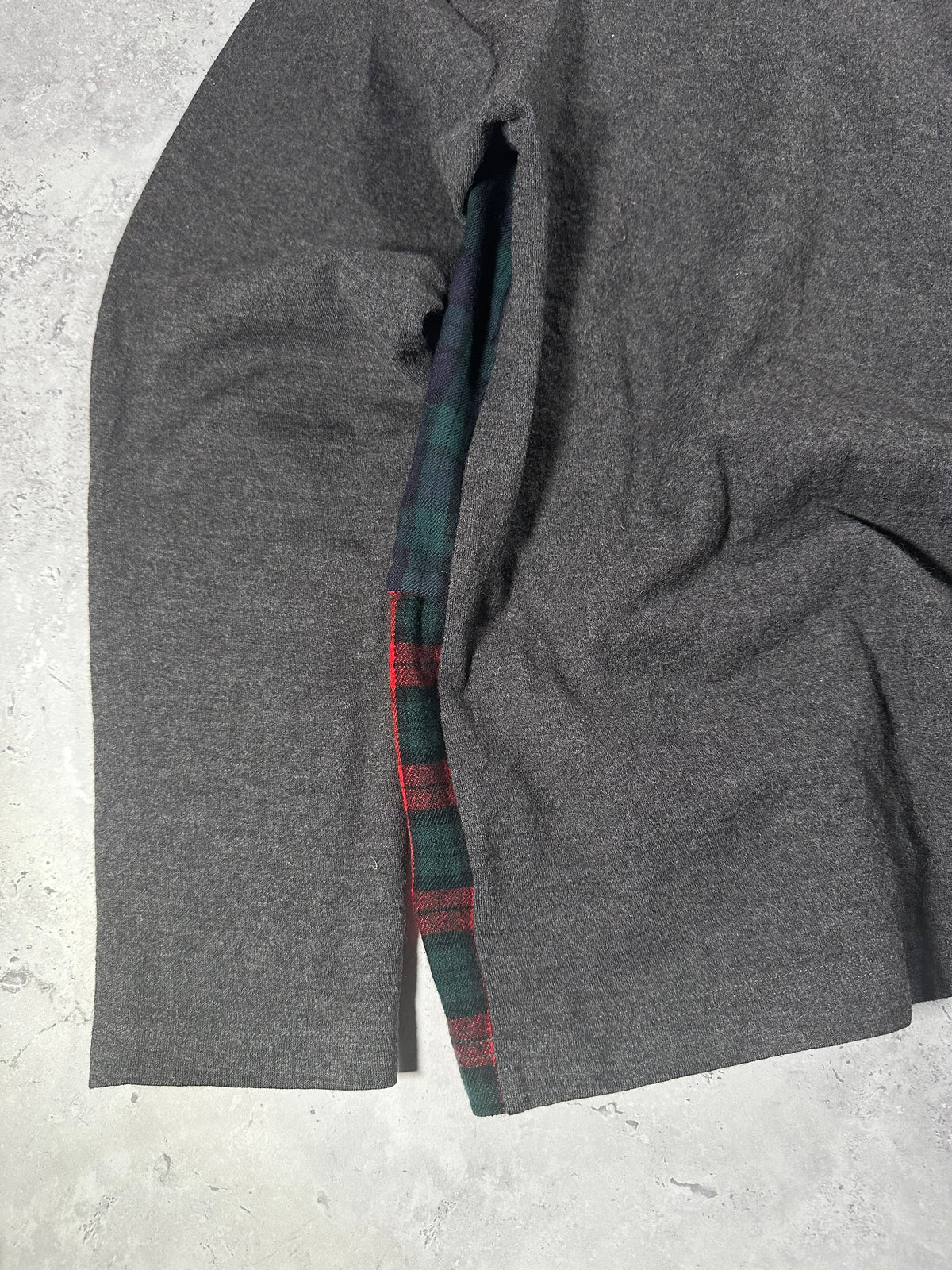 Comme des Garçons Homme AW2006 Heavy Wool Plaid Reconstructed Patchwork Longsleeve★