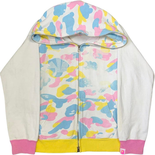 Bape Cotton Candy Camo Full Zip Hoodie