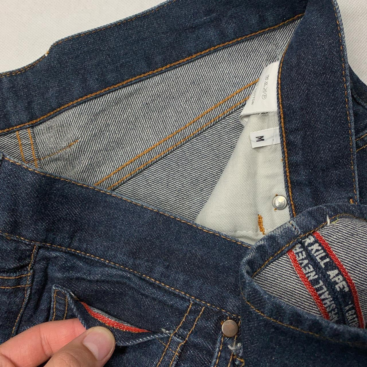 Bape x Kaws Ape Head Japanese Selvedge Denim Jeans