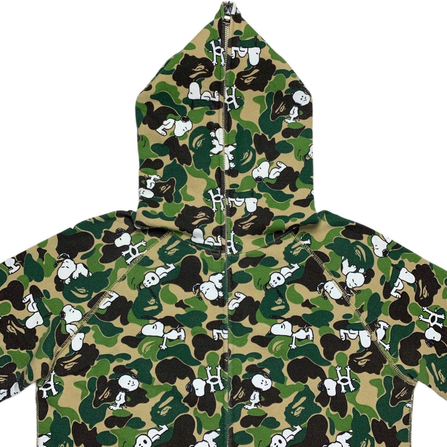 Bape x Snoopy ( Peanuts ) Full Zip Hoodie