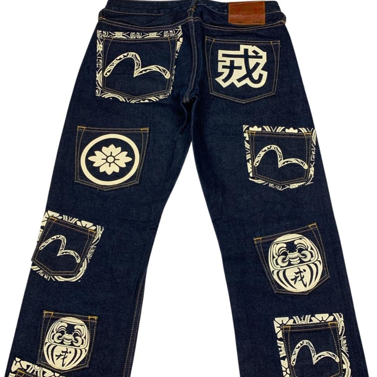 Evisu Multi Pocket Japanese Selvedge Denim Jeans