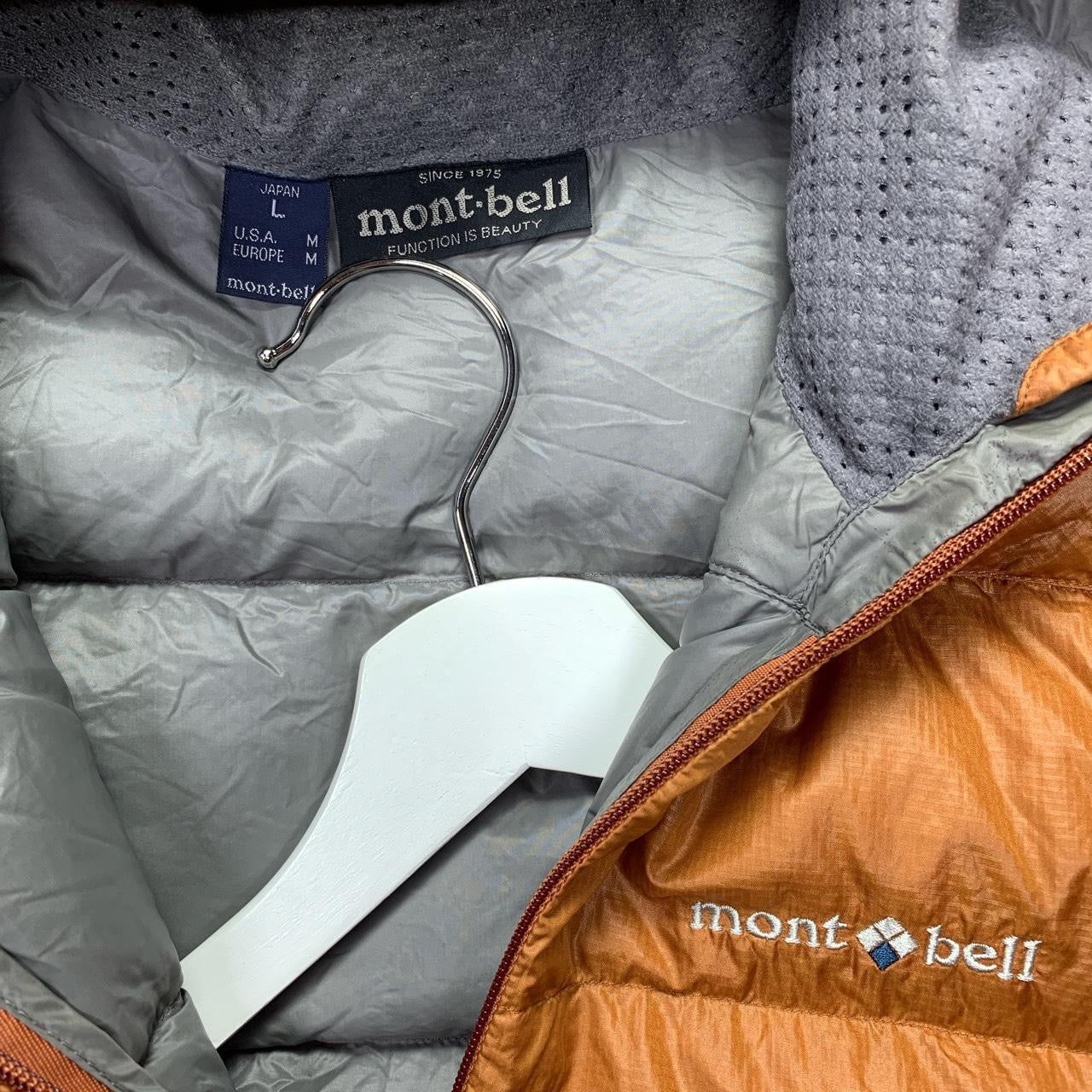 Montbell Orange Puffer Jacket