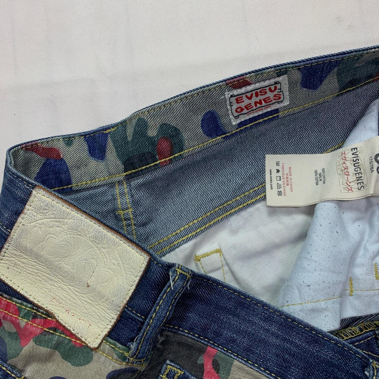 Evisu Camo Denim Jeans