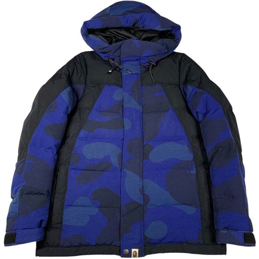 Bape Blue Camo Down Puffer Jacket