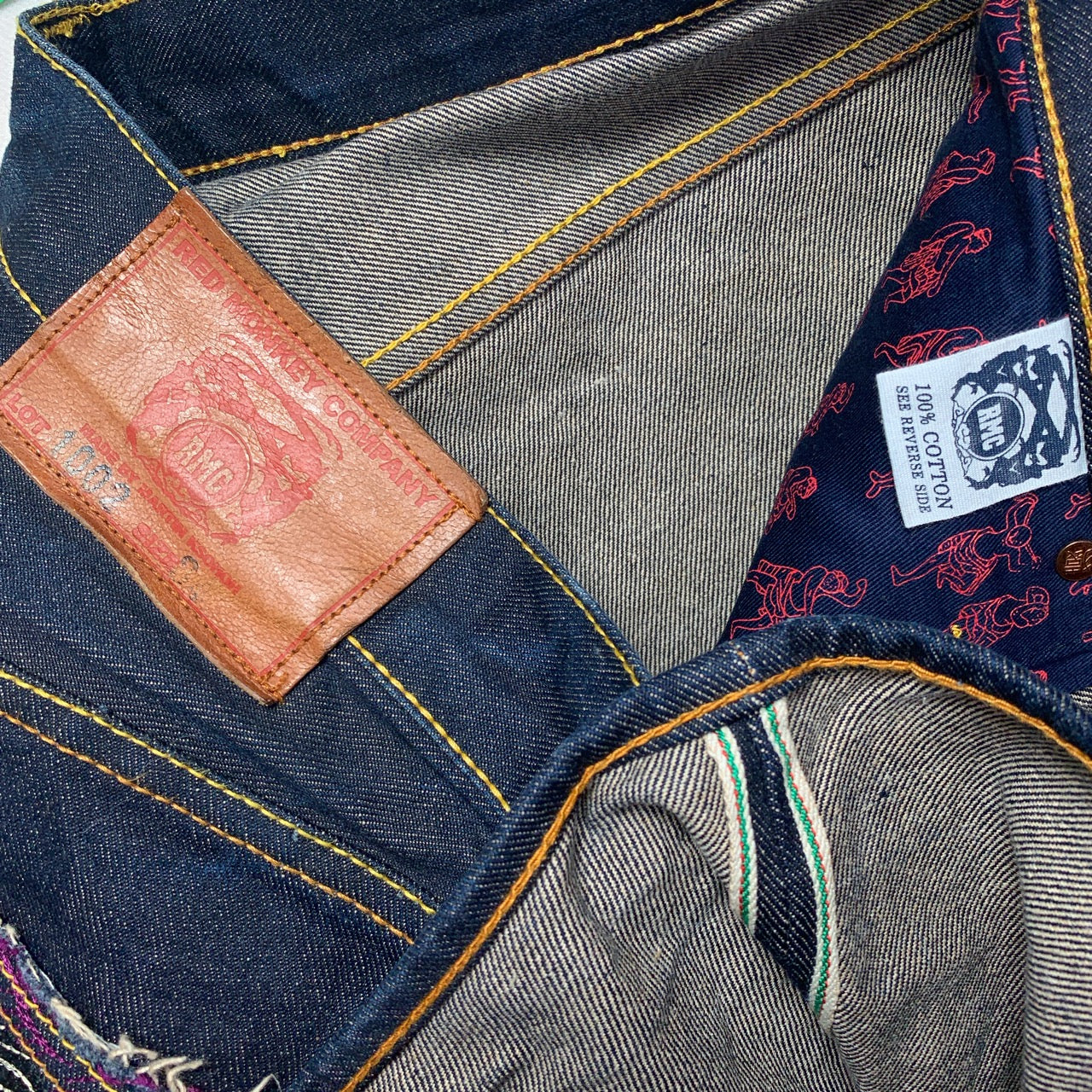 RMC Red Monkey Company Selvedge Denim Jeans