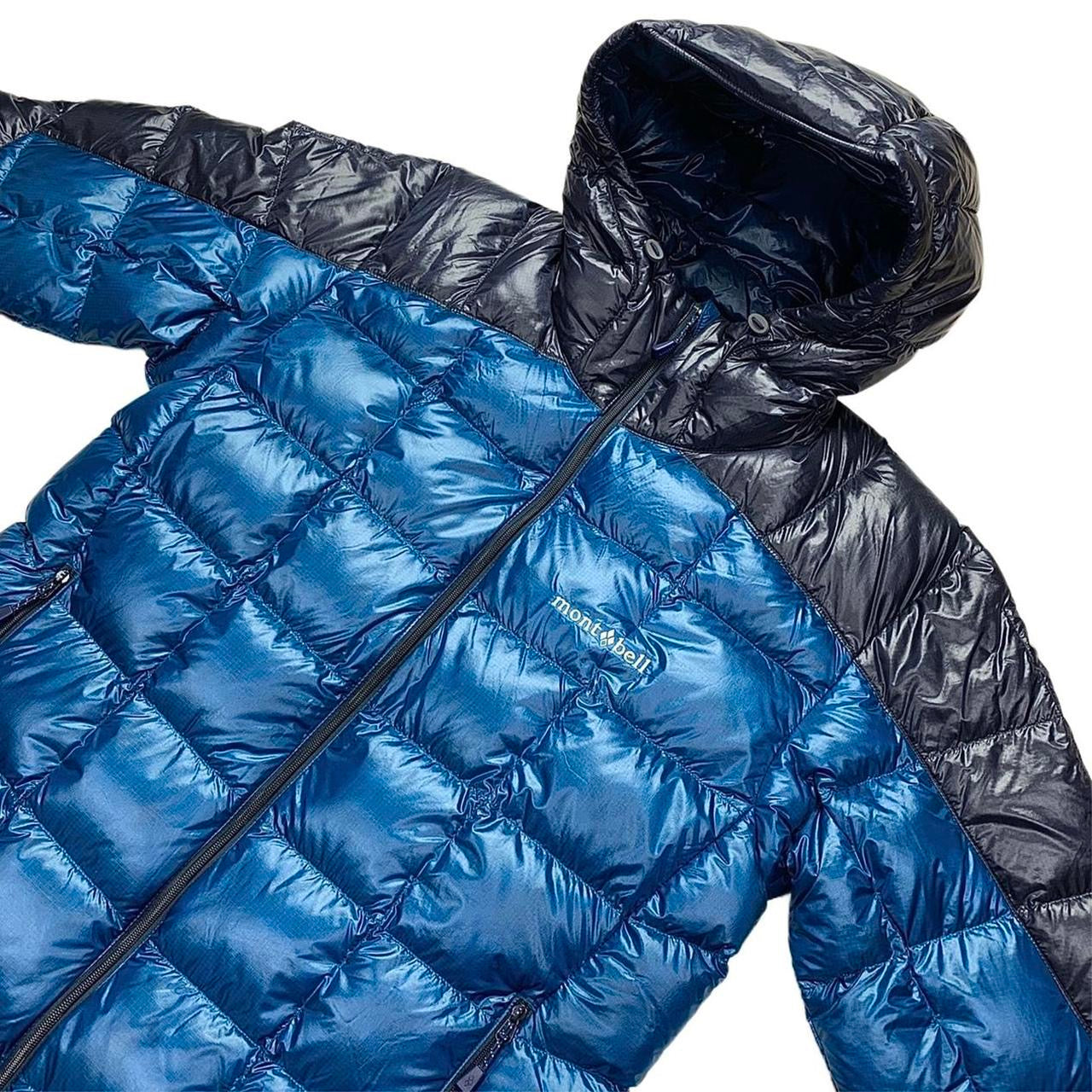 Montbell Square Stitch Puffer Jacket in Blue