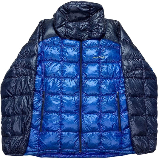 Montbell Superior Down Puffer Jacket Vest in Blue