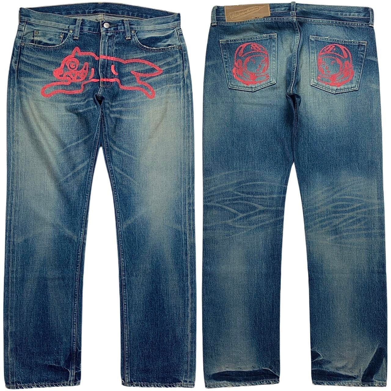 Billionaire Boys Club Red Running Dog Selvedge Jeans