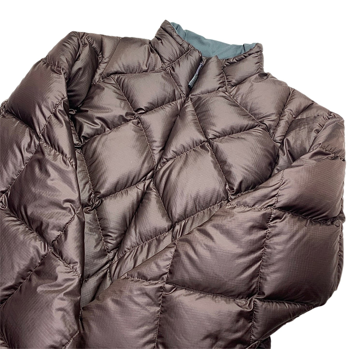 Montbell Diamond Stitch Brown Puffer Jacket