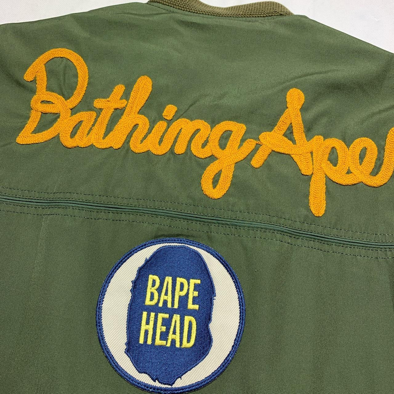 Bape Embroidered Script Logo Jacket