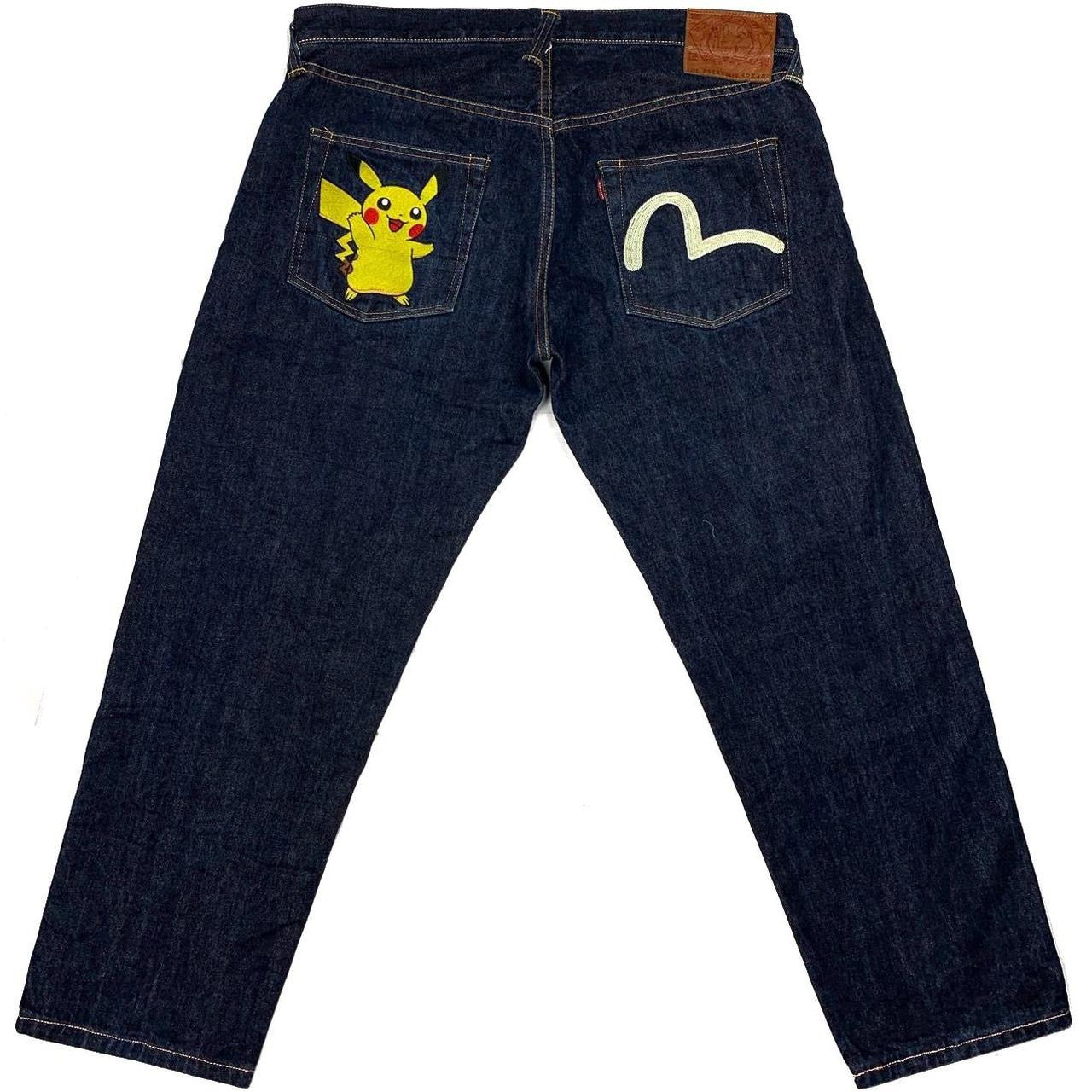 Evisu x Pokemon Japanese Selvedge Denim Jeans