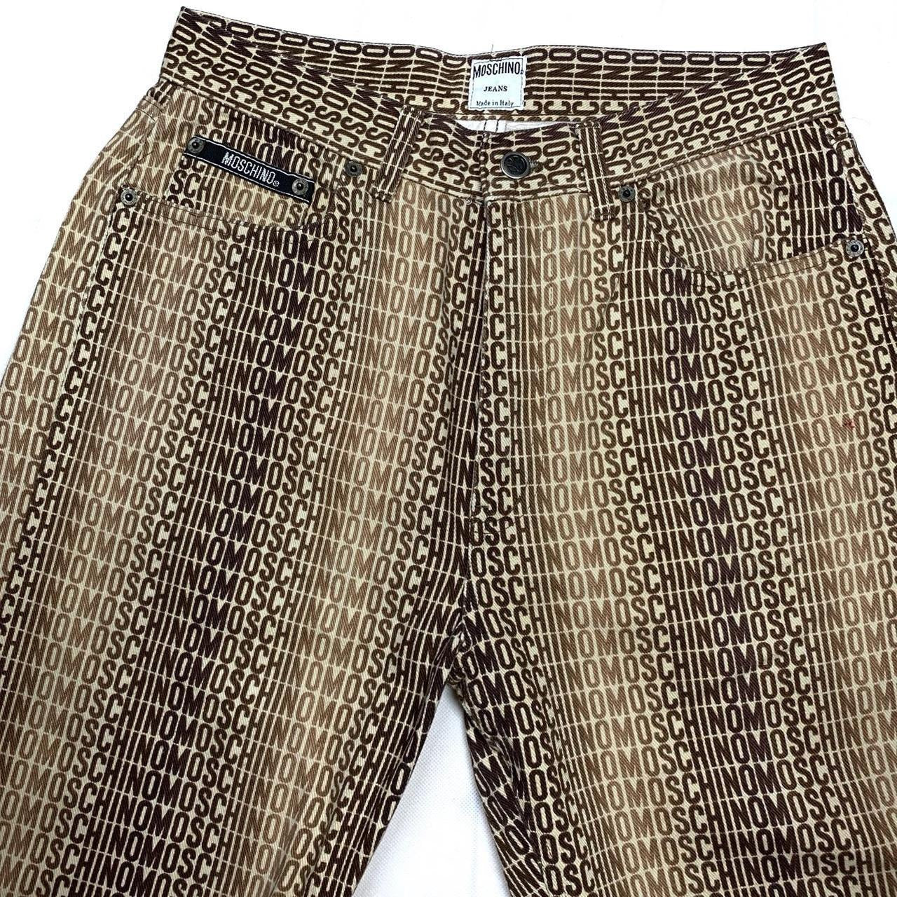 Moschino Fade Jeans in Brown