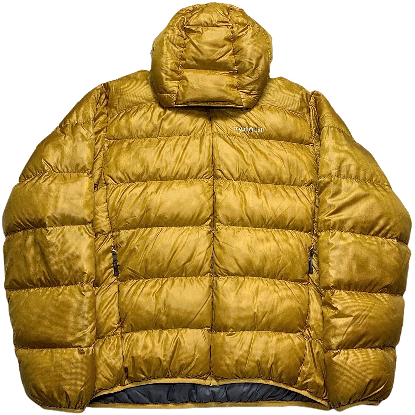 Montbell Hooded Puffer Jacket in Yellow