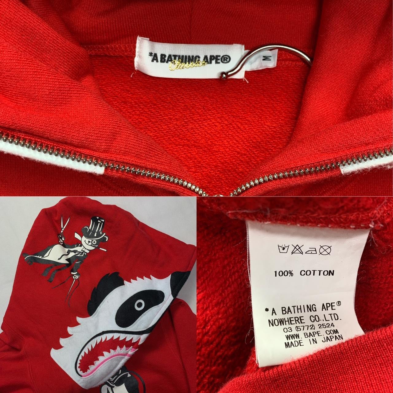 Bape Panda Shark Full Zip Hoodie