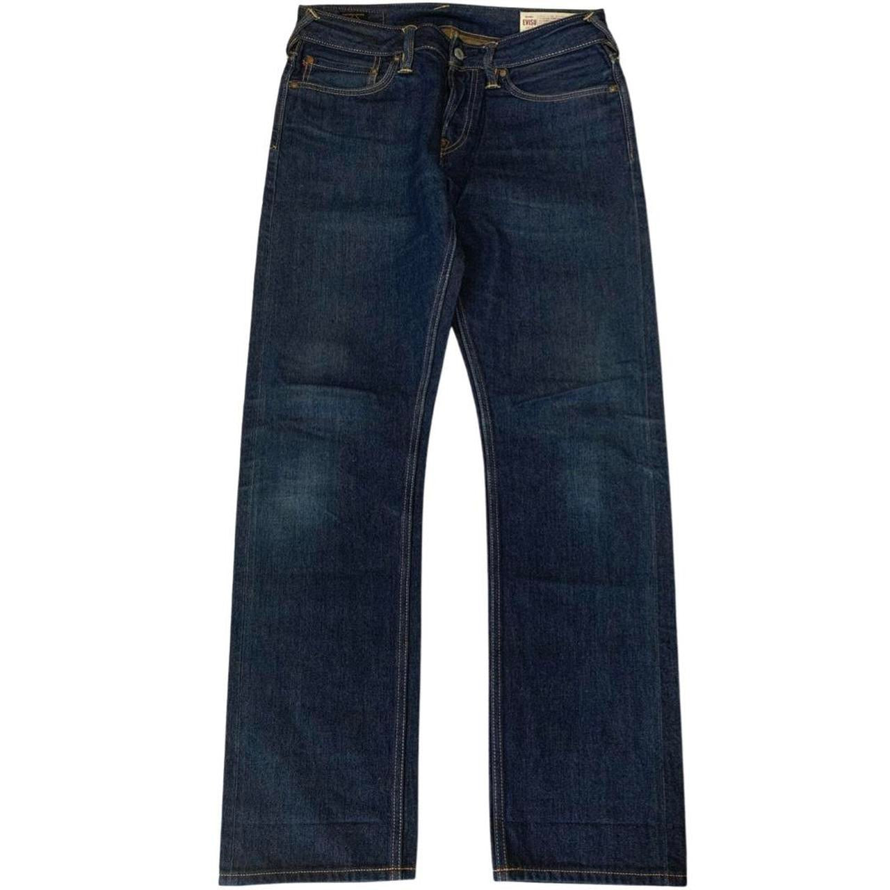 Evisu Spell Out Golden Daicock Japanese Selvedge Denim Jeans