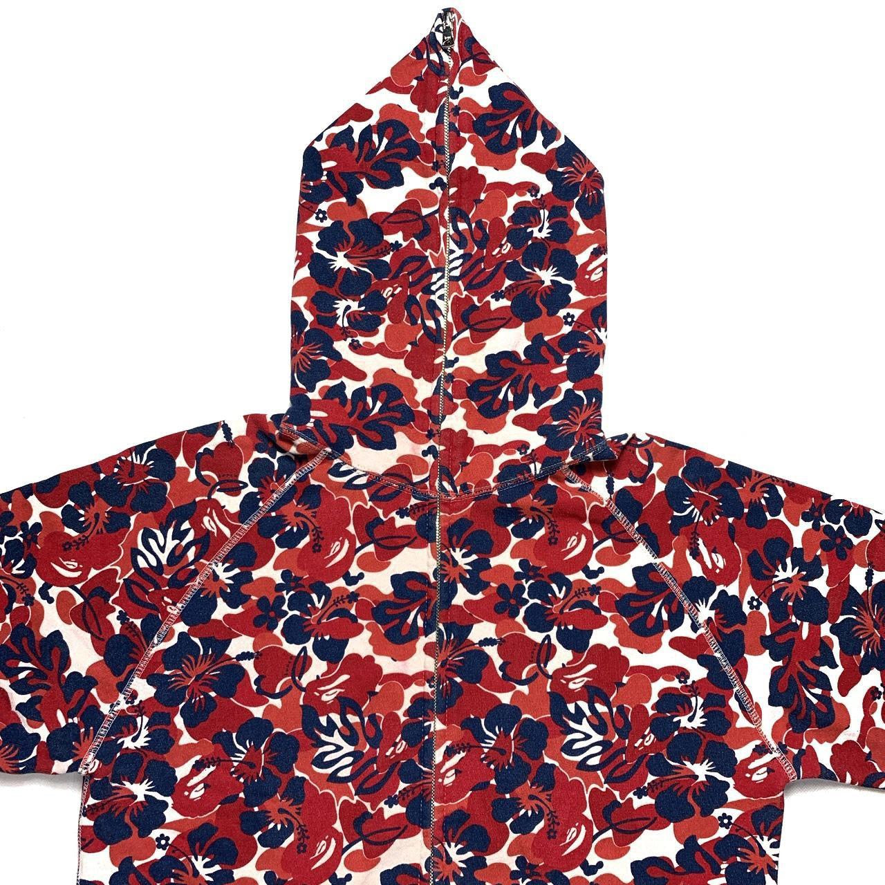 Bape Floral Camo Full Zip Hoodie