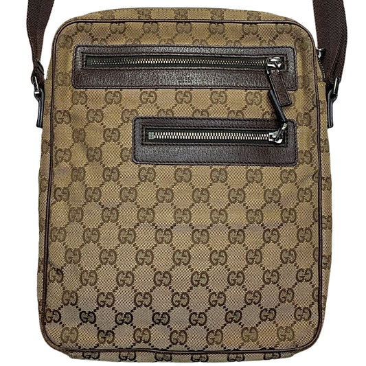 Gucci GG Monogram Cross Body Messenger Bag