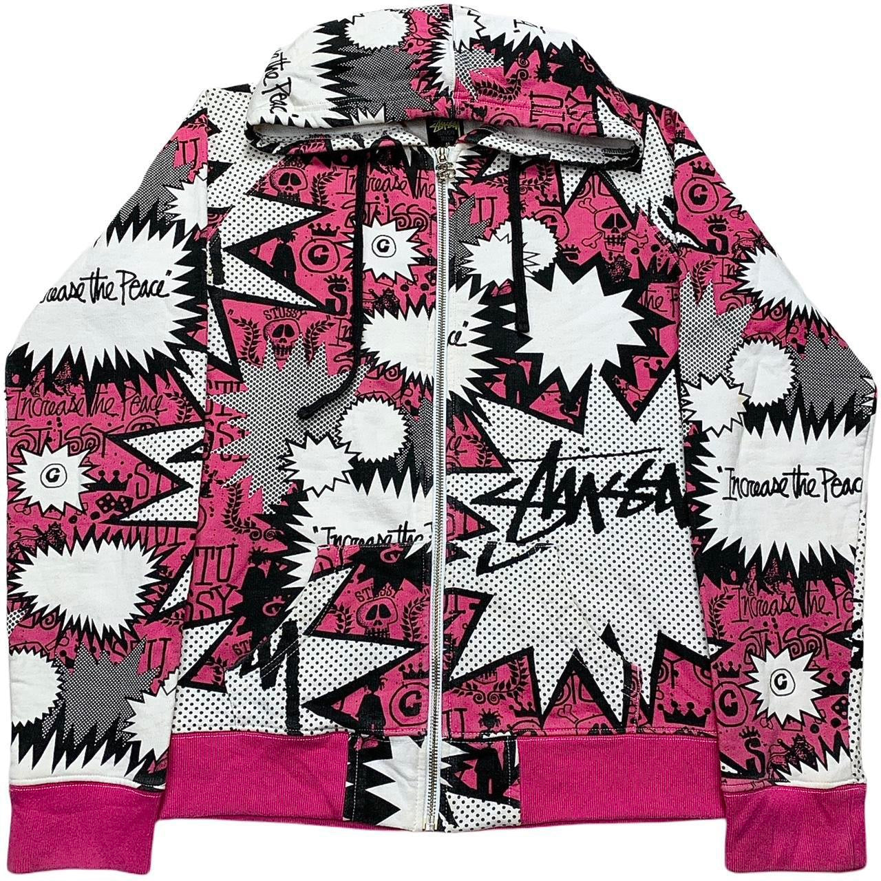 Stüssy Comic Graphic Zip Hoodie