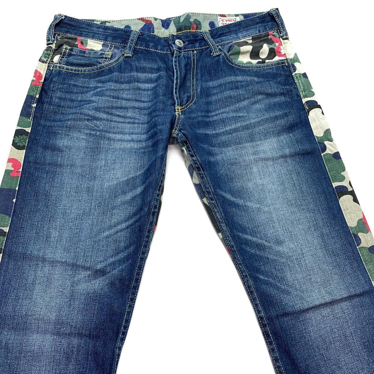 Evisu Camo Denim Jeans