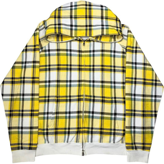 Bape Osaka Store Exclusive Full Zip Plaid Hoodie