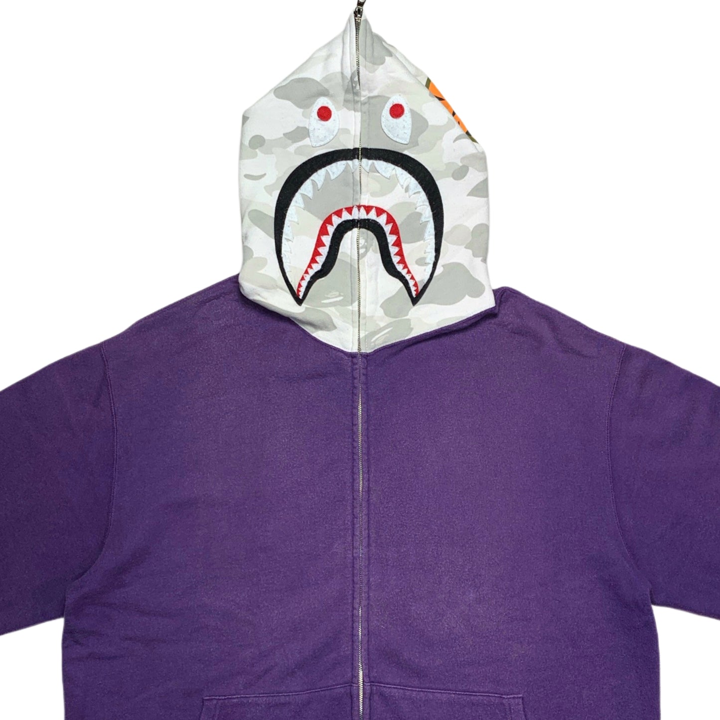 OG 2006 Bape Purple Shark Full Zip Hoodie